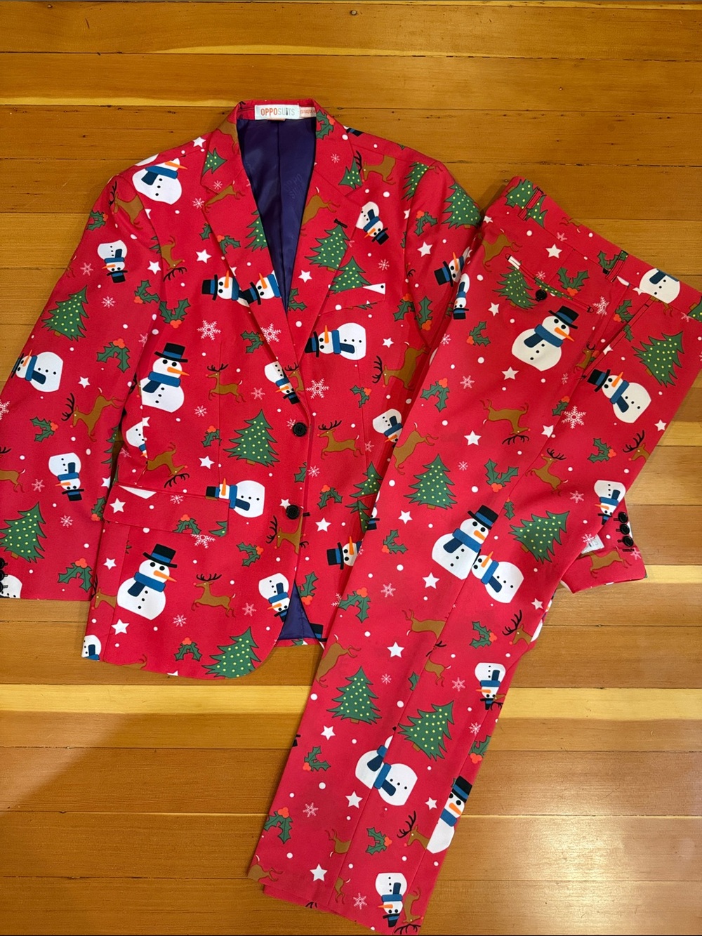 OppoSuits Men's Christmaster Christmas Suit